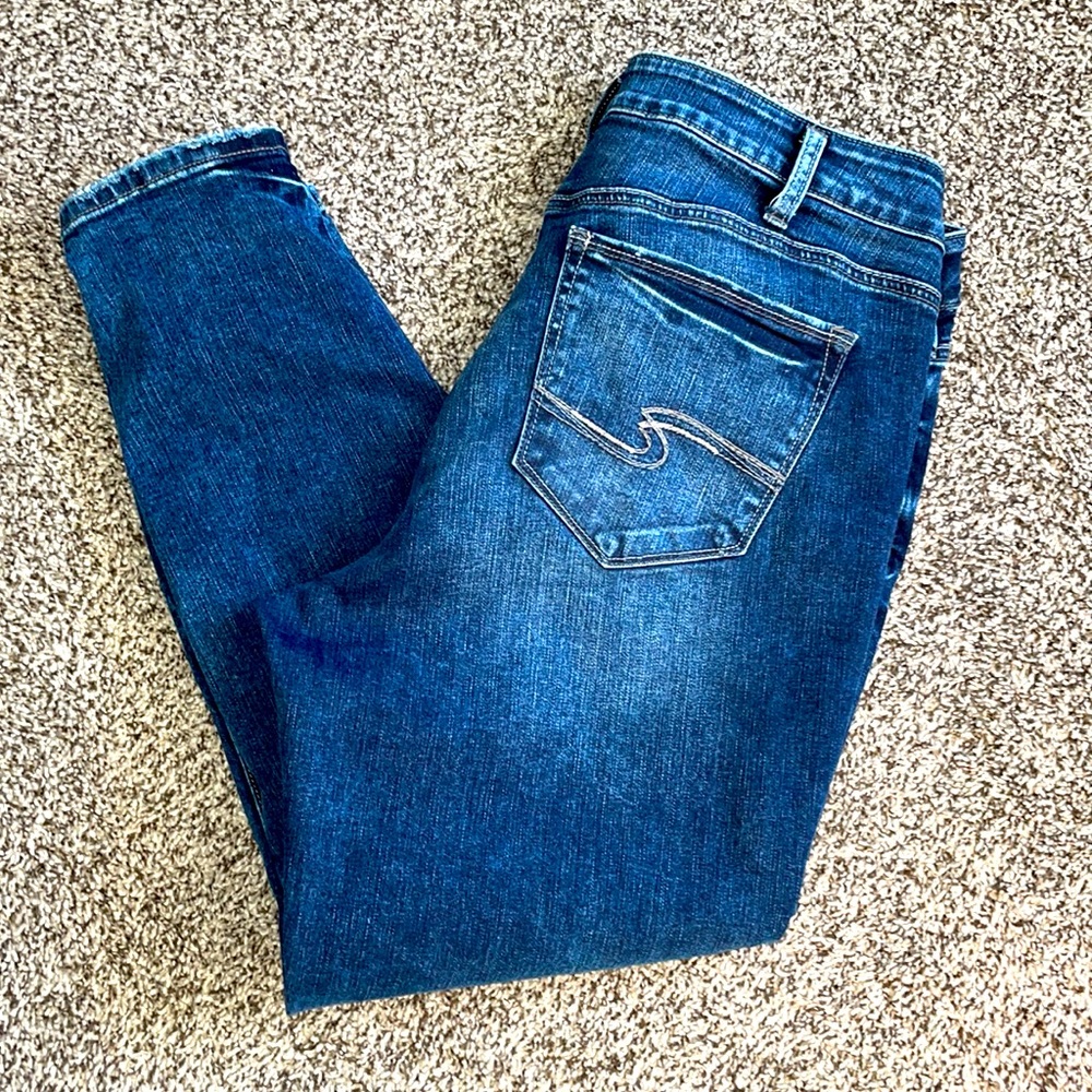 Silver Elyse Skinny Jeans